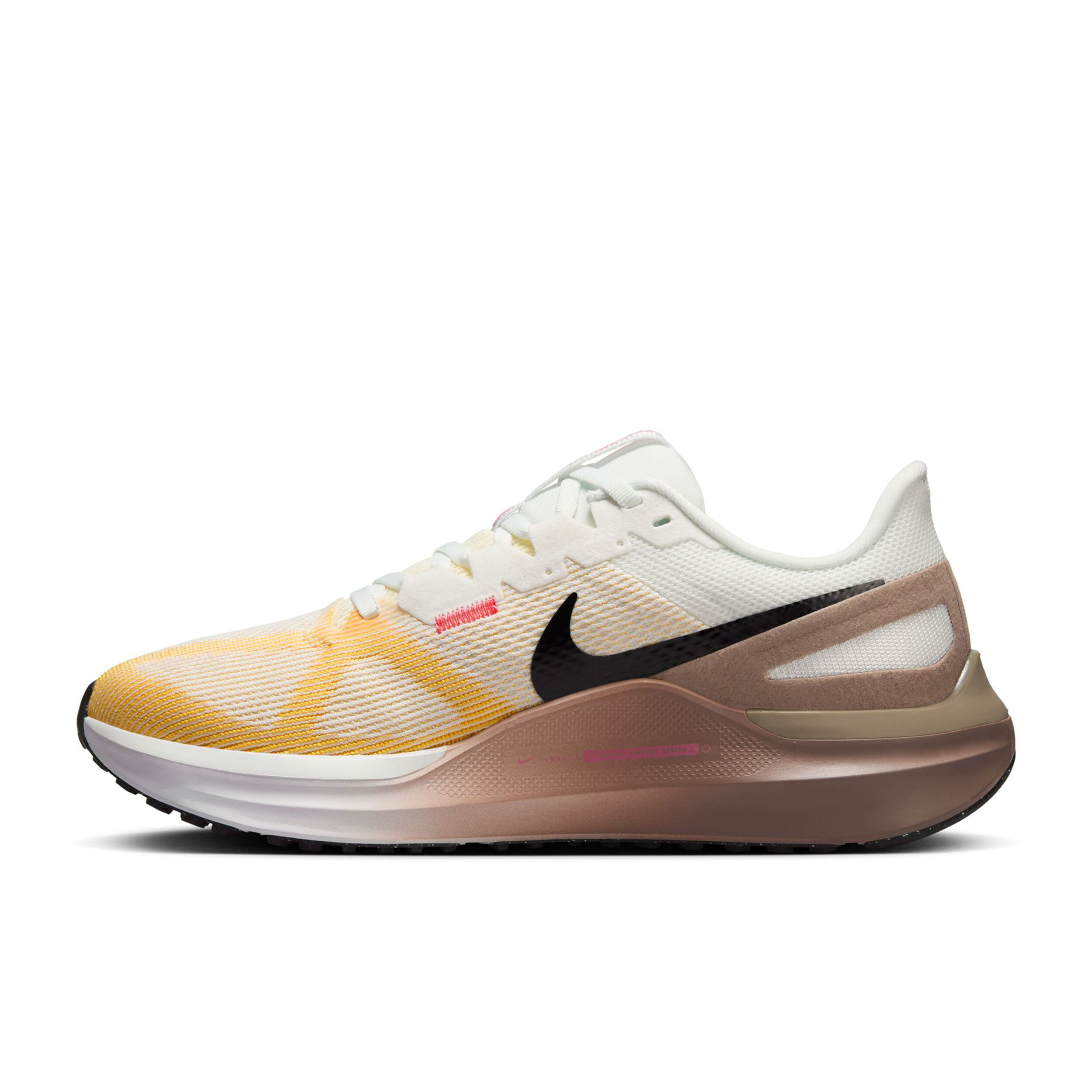 Nike Structure 25 Chaussure De Running Avec Stabilisateurs Femmes - Blanc , Marron