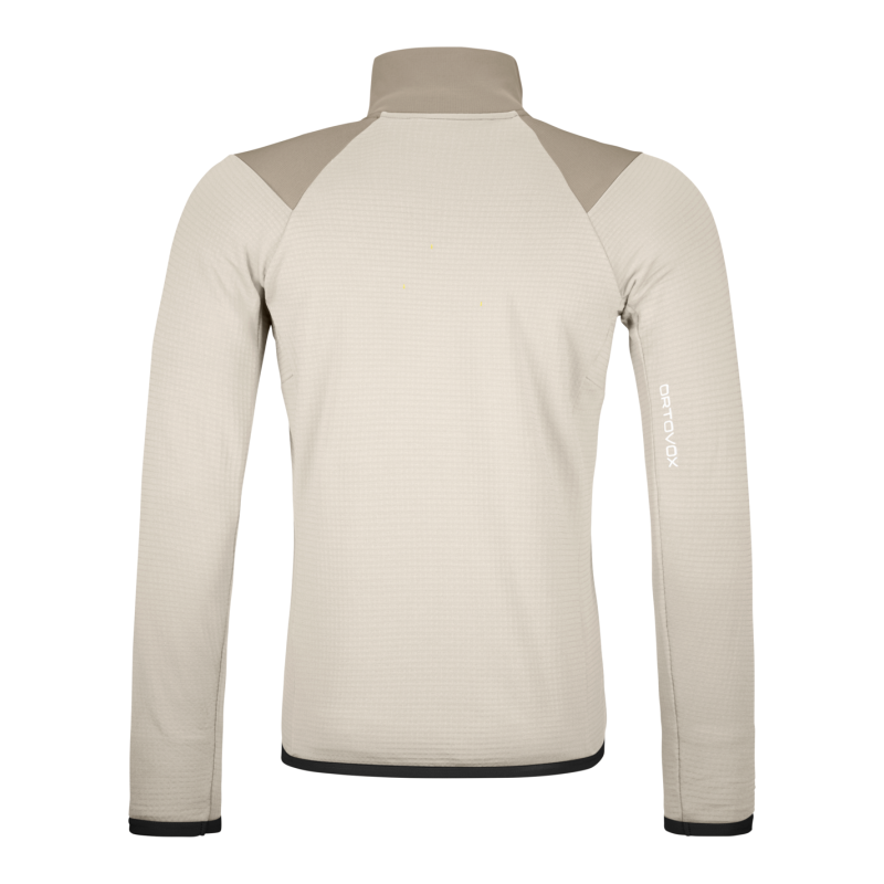 Fleece Grid Jacket - Polaire en laine mérinos homme
