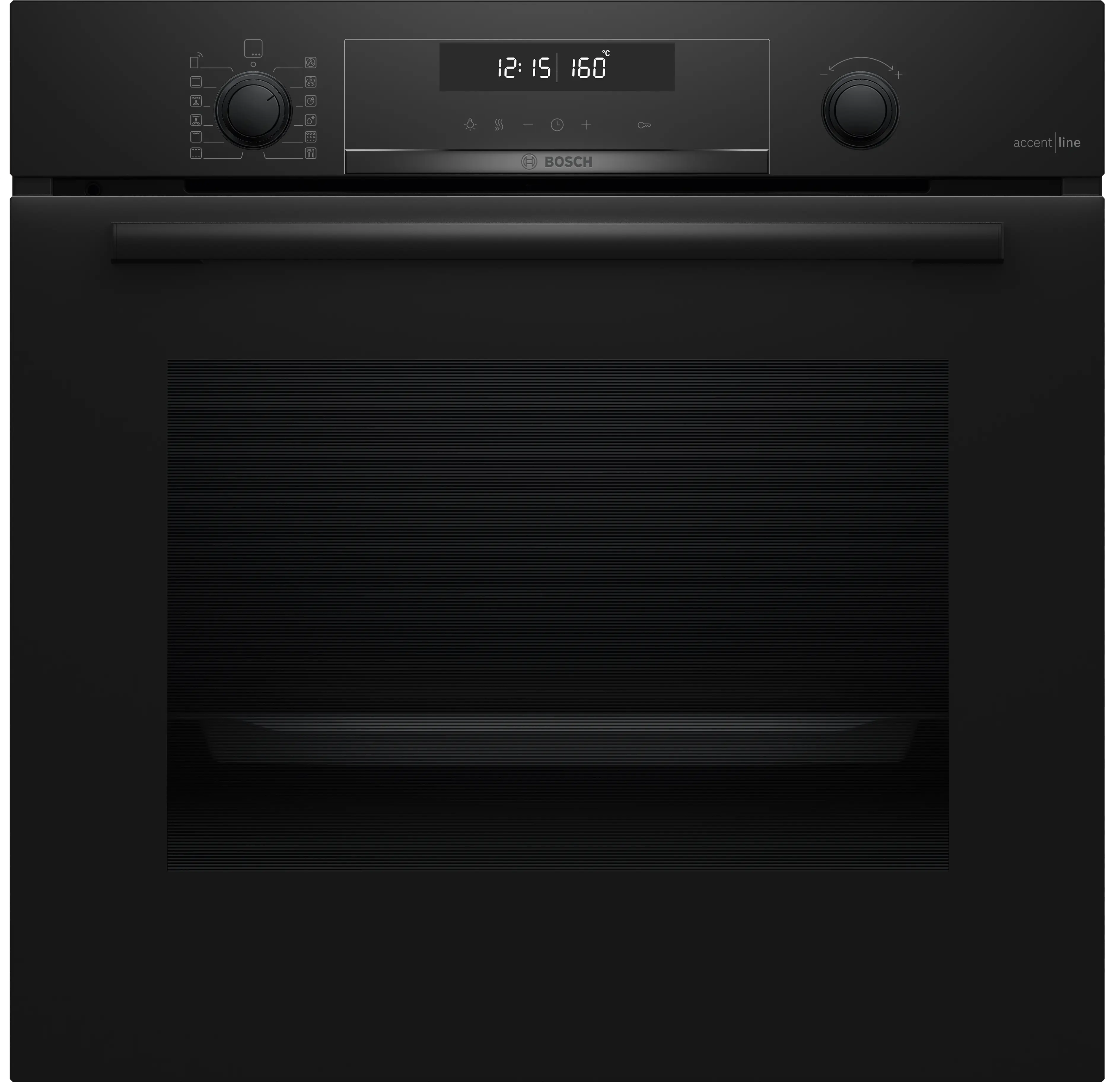 Serie 6 Bakoven 60 x 60 cm Zwart