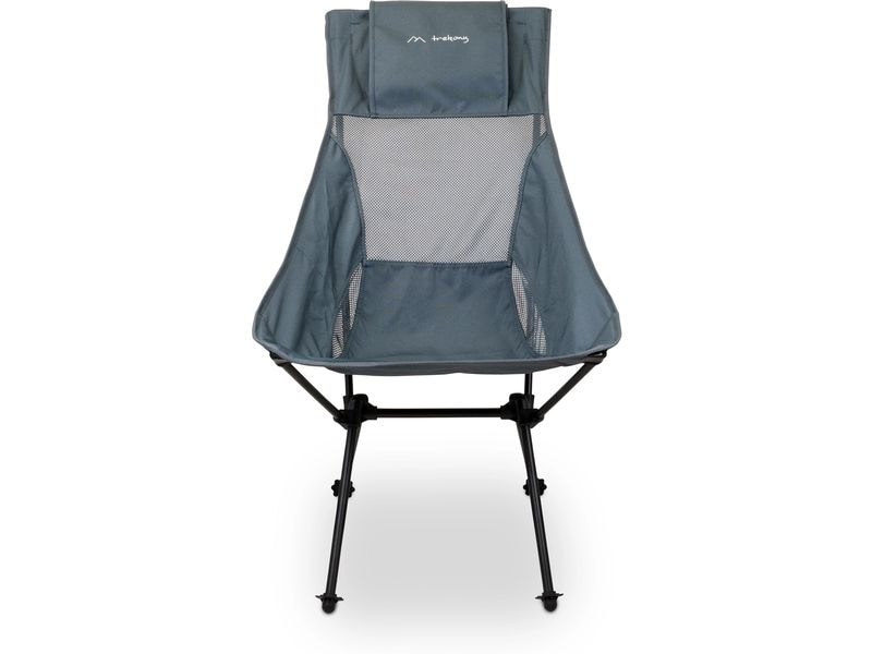 Trekony Campingstuhl Hoch Anthrazit Outdoor-Stuhl