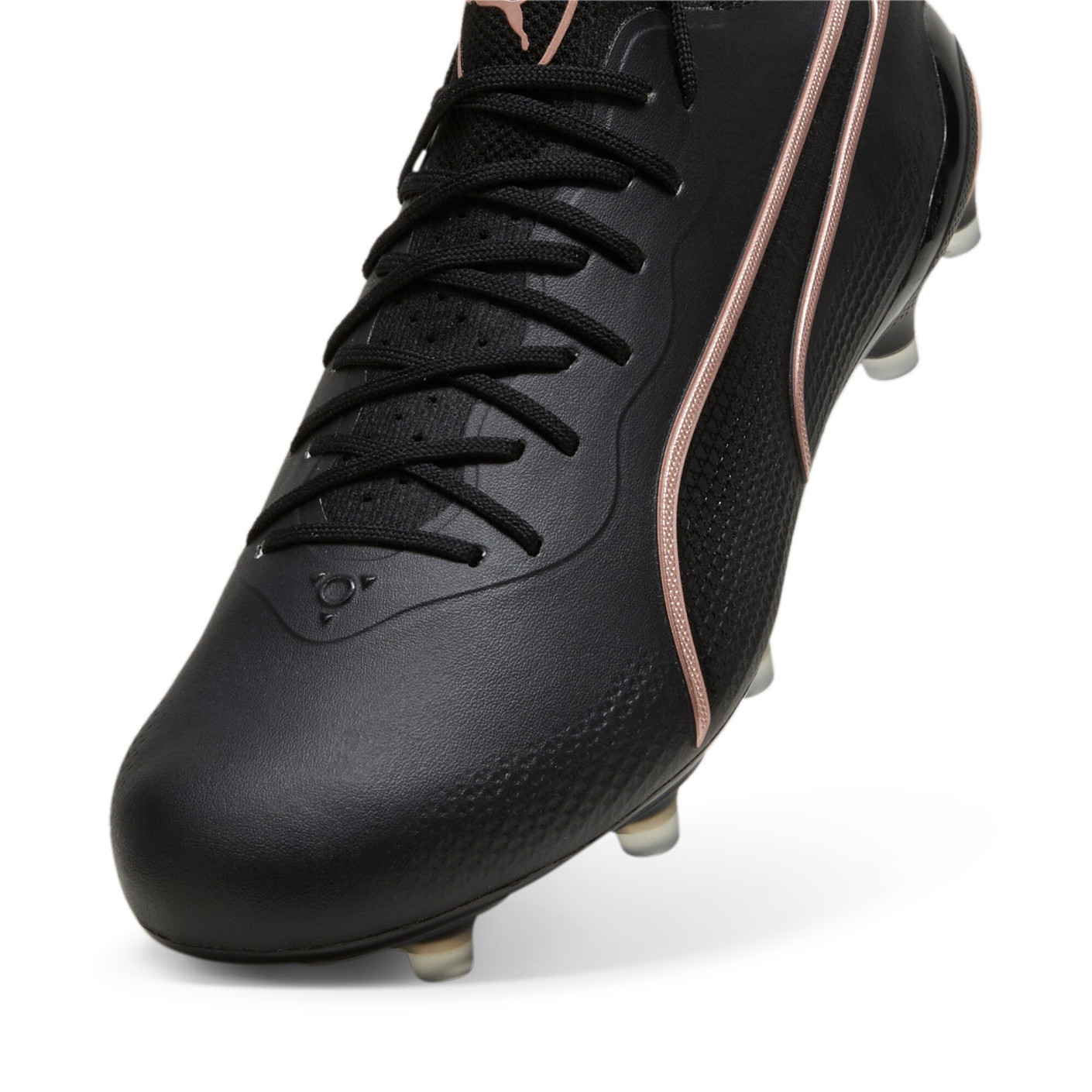 PUMA King Ultimate Gras / Kunstgras Voetbalschoenen (MG) Zwart Brons Donkergrijs