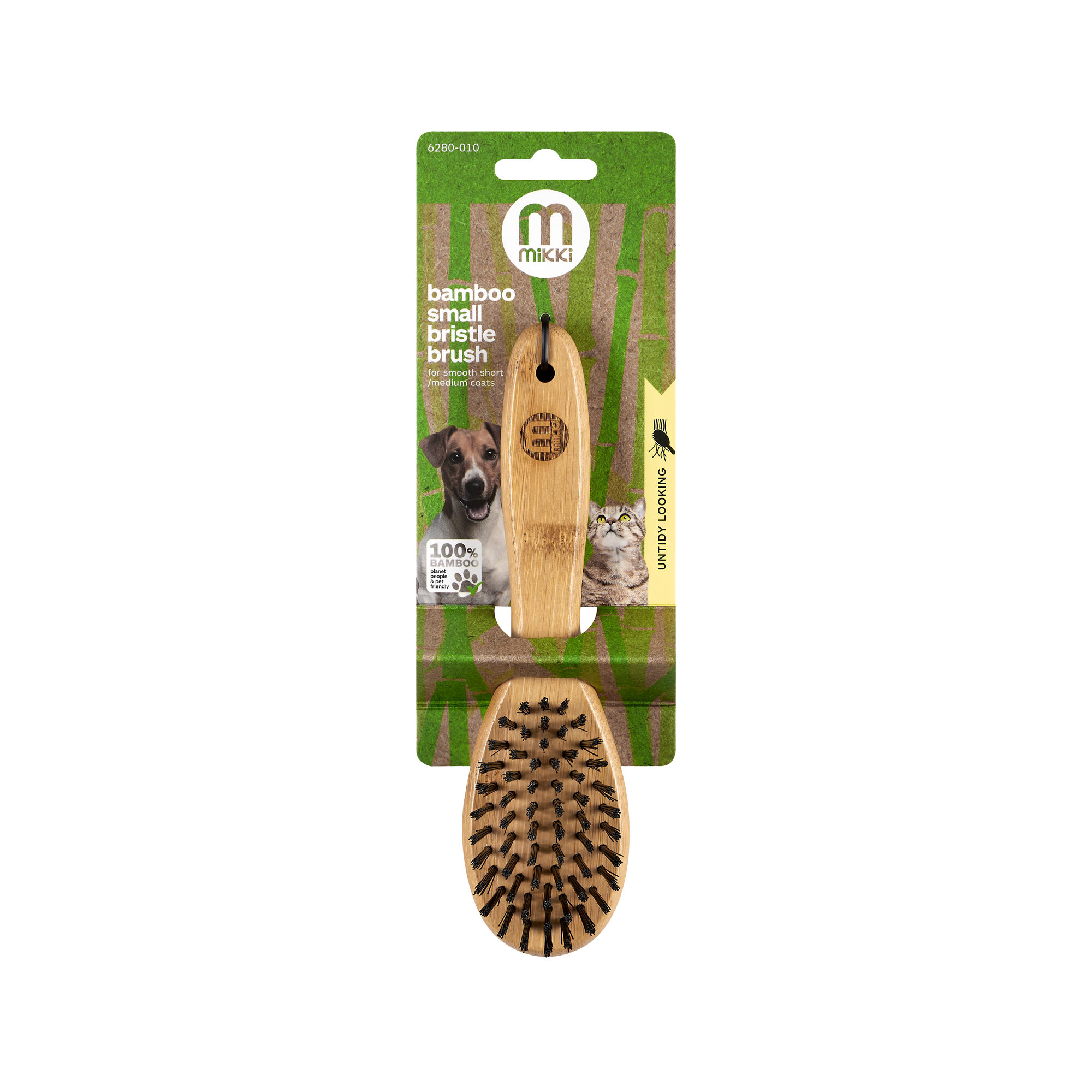 Mikki Bamboo Bristle Brush