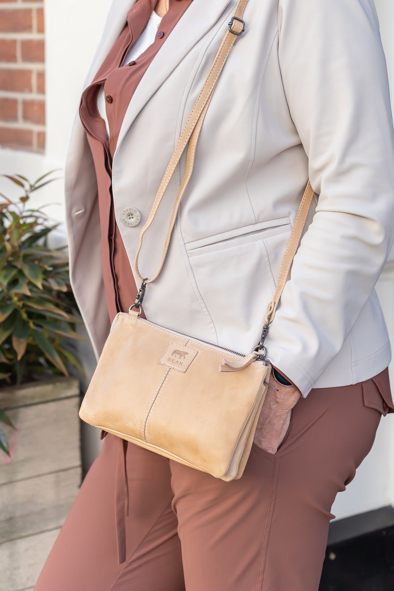 Portemonneetas 'Uma' beige Beige