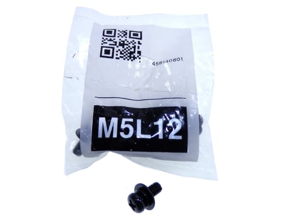 Sony M5L12, Skru, Metall, Blad metall, M5, Sort, 8 stykker