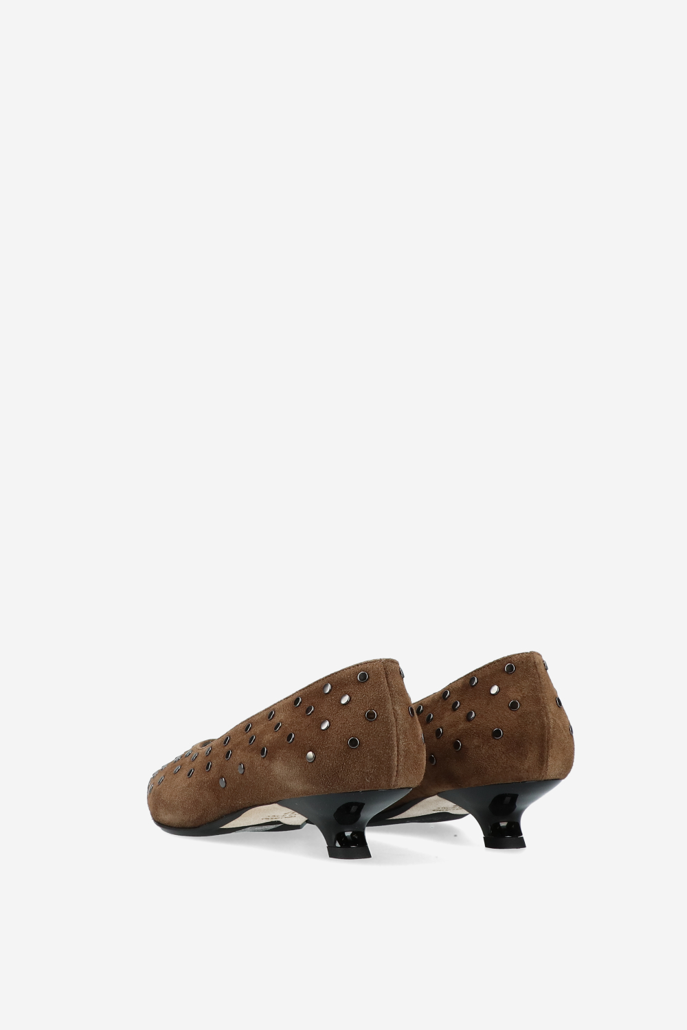 PRBLMS studded suede pumps