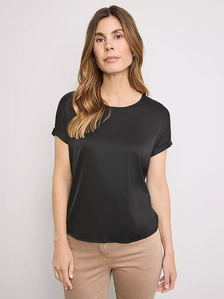 GERRY WEBER Blusenshirt schwarz