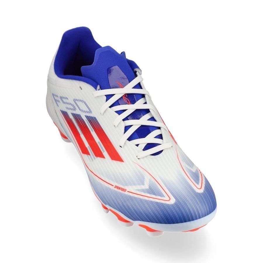adidas F50 League MG Advancement - Blanc/Rouge/Bleu