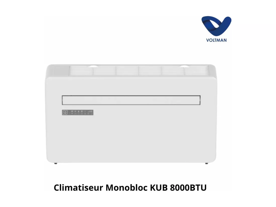 Climatiseur monobloc 8000BTU 3en1 Ventilateur Déshumidificateur - 2350W - Voltman