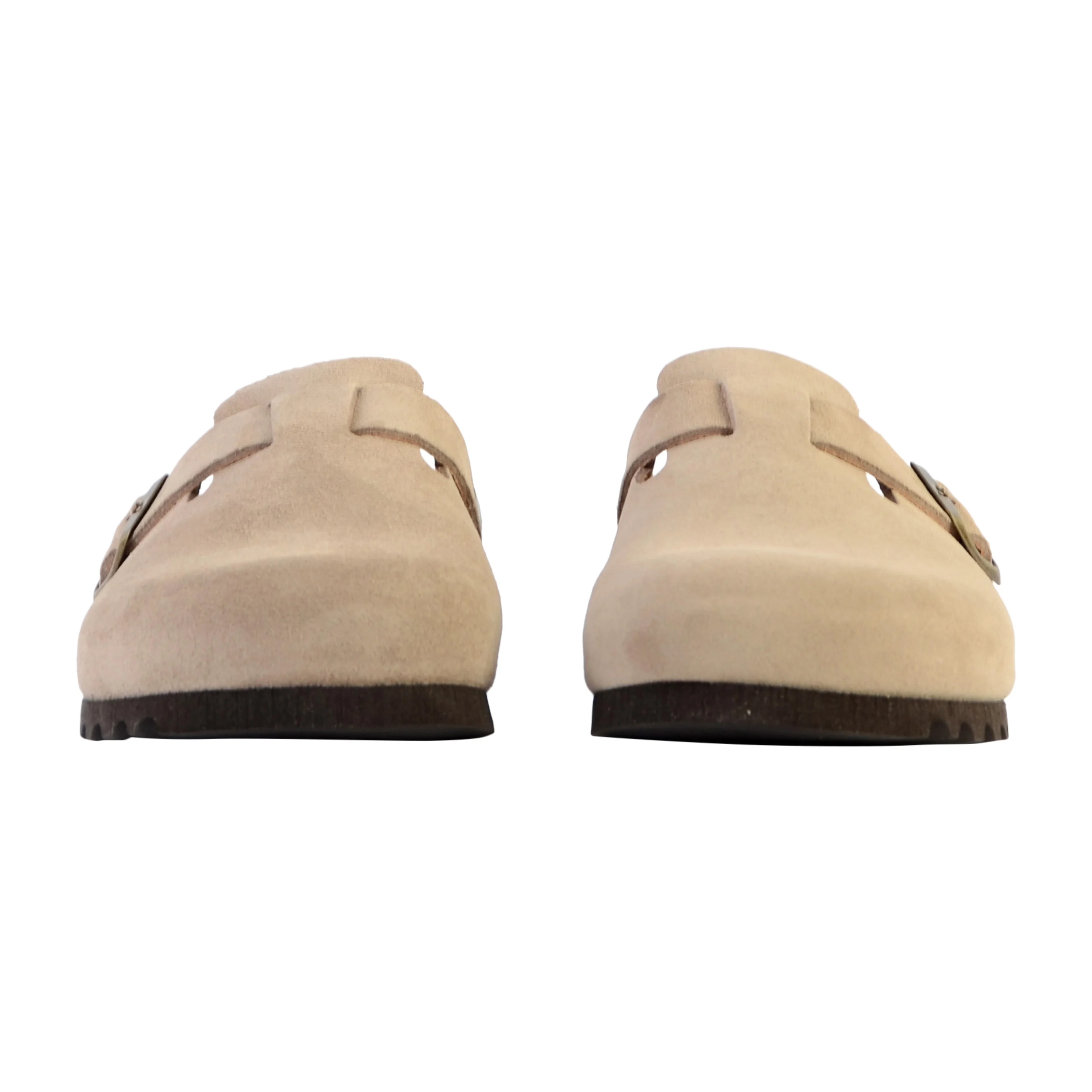 Mules cuirfae | Beige