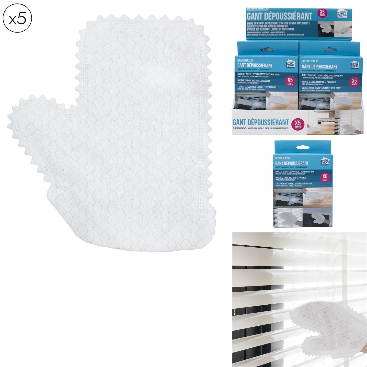 GANT ANTI POUSSIERE SEC OU HUMIDE X5 PIECES