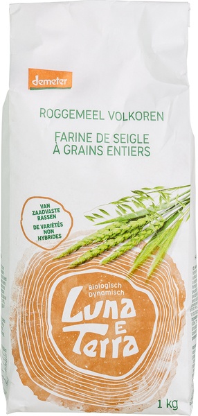 Luna E Terra Roggemeel Volkoren (1000 gr)