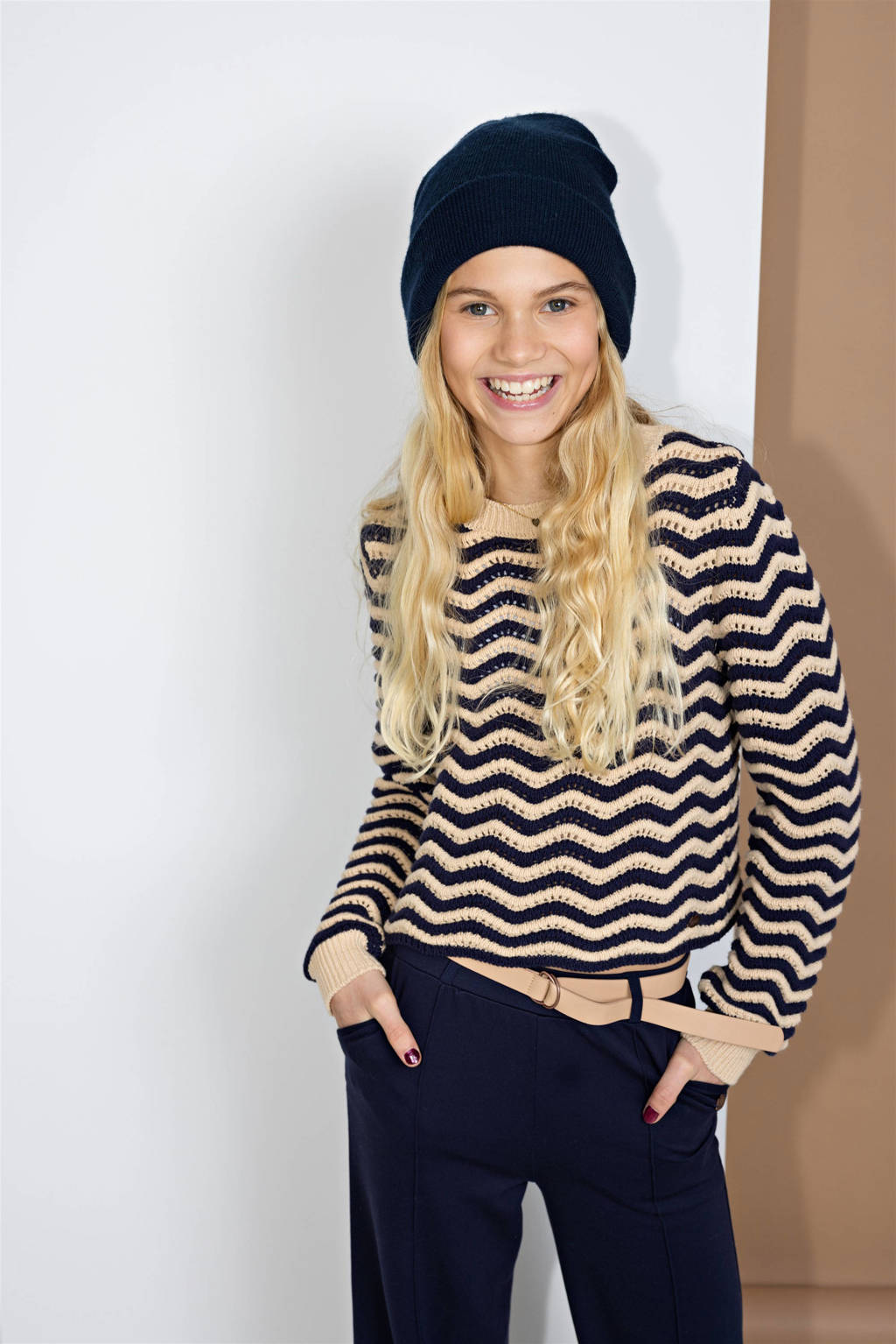 NoBell’ gebreide trui ecru