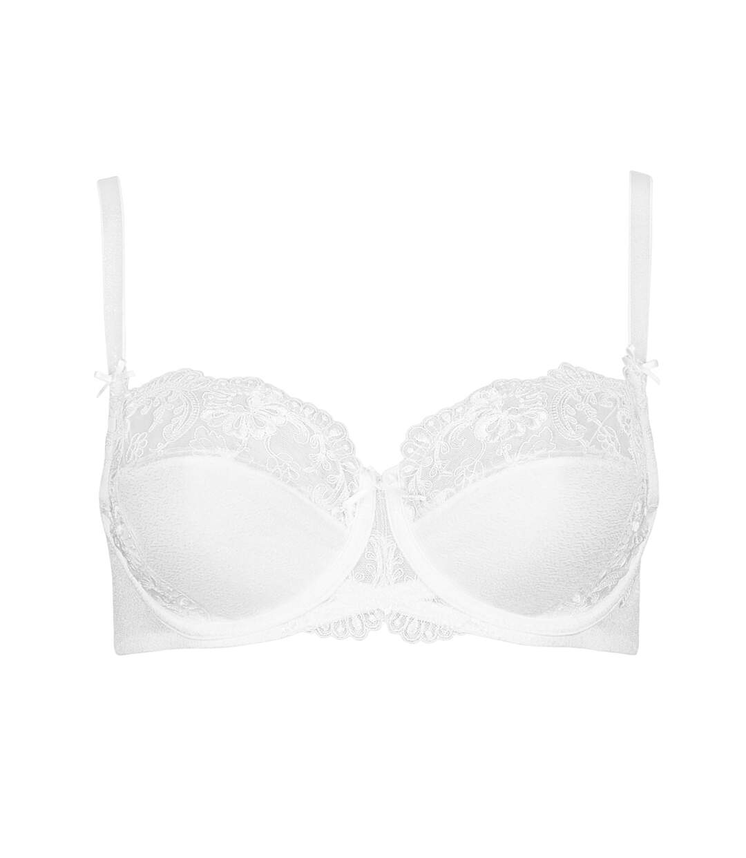 Soutien-gorge armaturé Caroline Lisca blanc - bonnets F et G