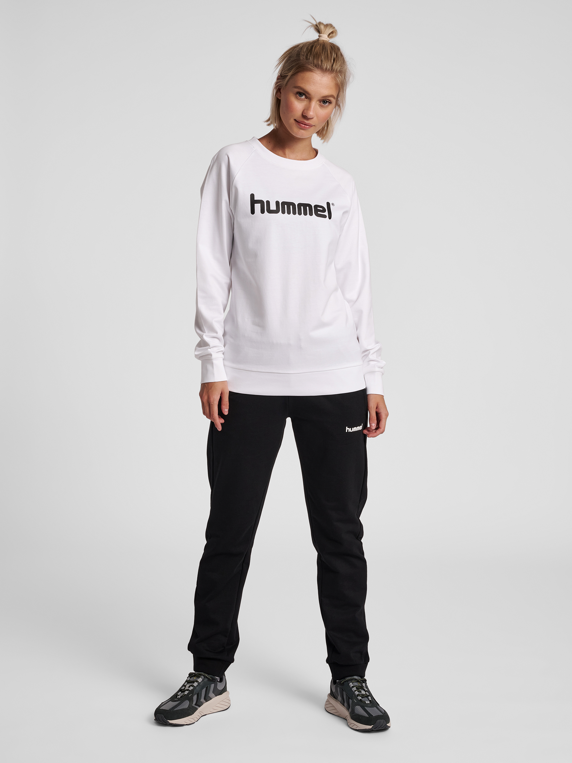 HUMMEL GO COTTON LOGO SWEATSHIRT WOMAN