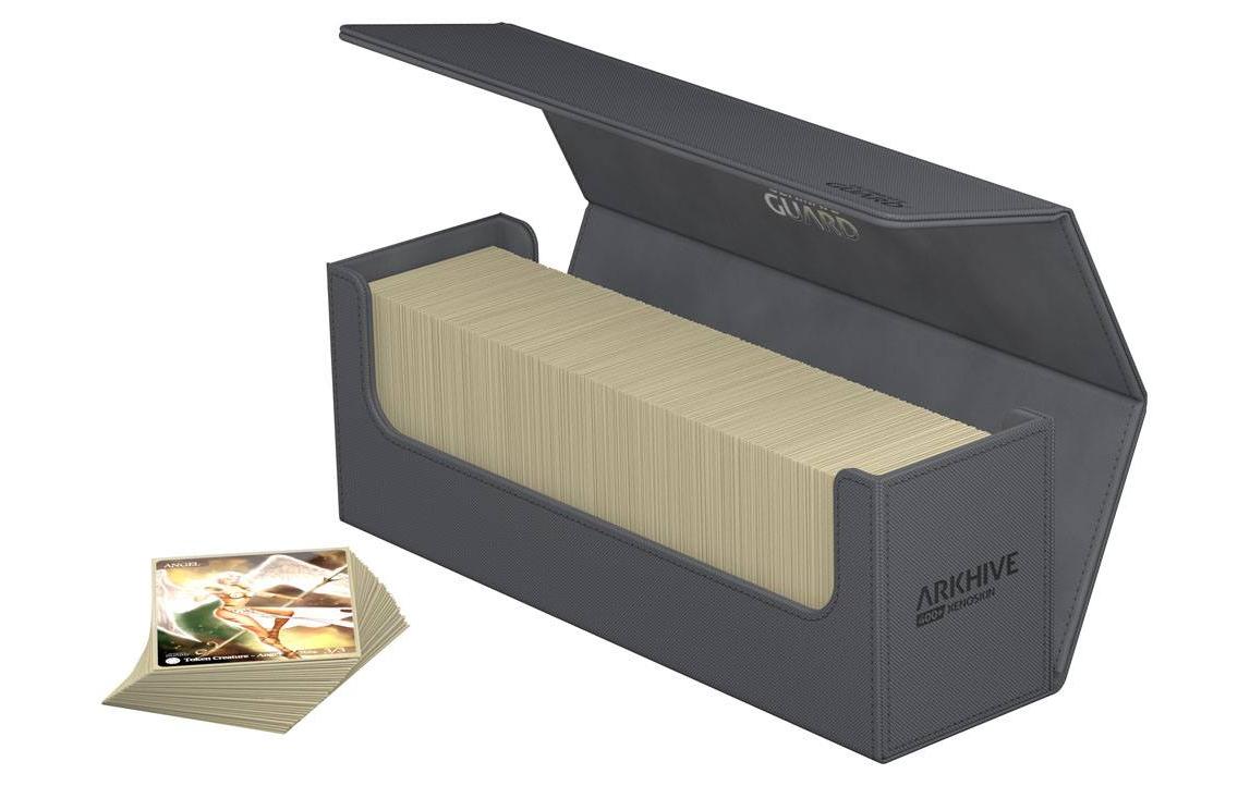 Kartenbox XenoSkin Arkhive Monocolor 400+ GrauHochwertige Box für Sammelkarten in Standardgrösse
