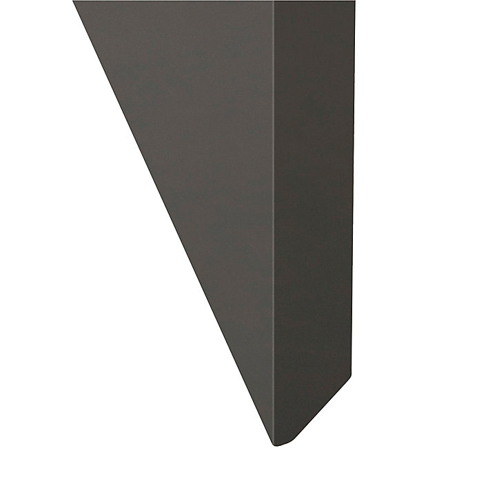 Porte de colonne de cuisine Garcinia gris anthracite brillant L. 30 cm x H. 130 cm GoodHome
