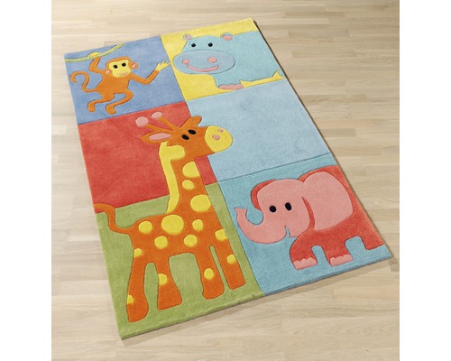 Kindertapijt Zoo Check 80x150 cm