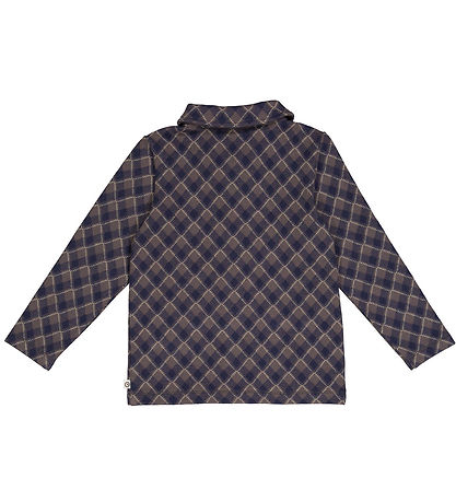 Müsli Hemd - Jacquard - Turm Grey/Nacht Blue/Desert Green