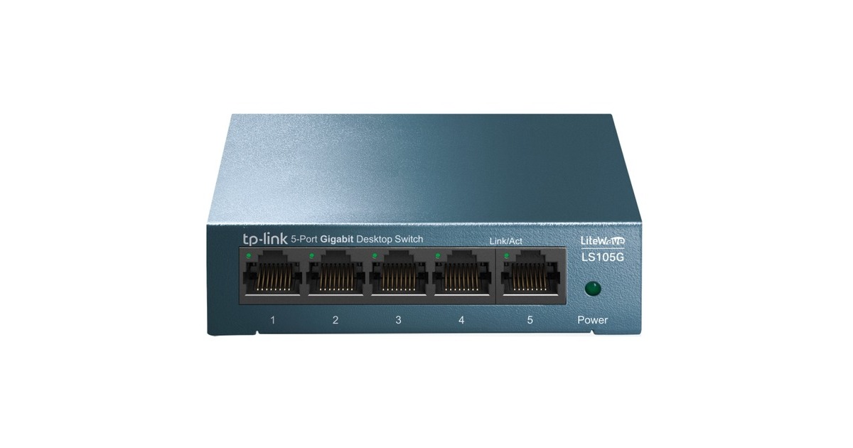 TP-LinkLiteWave LS105G switch  (Blauw)