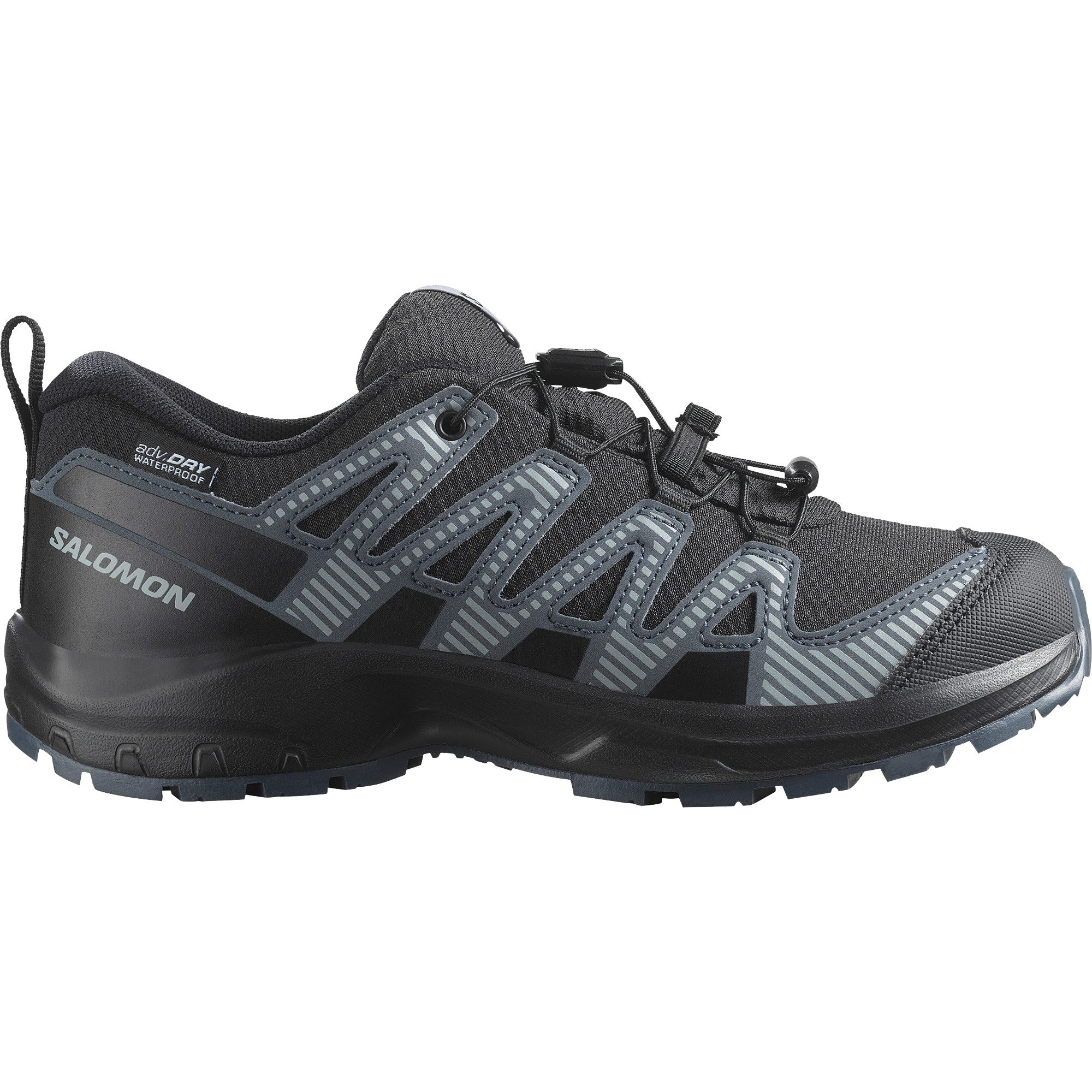 Salomon XA Pro V8 WP J Wanderschuhe Kinder schwarz