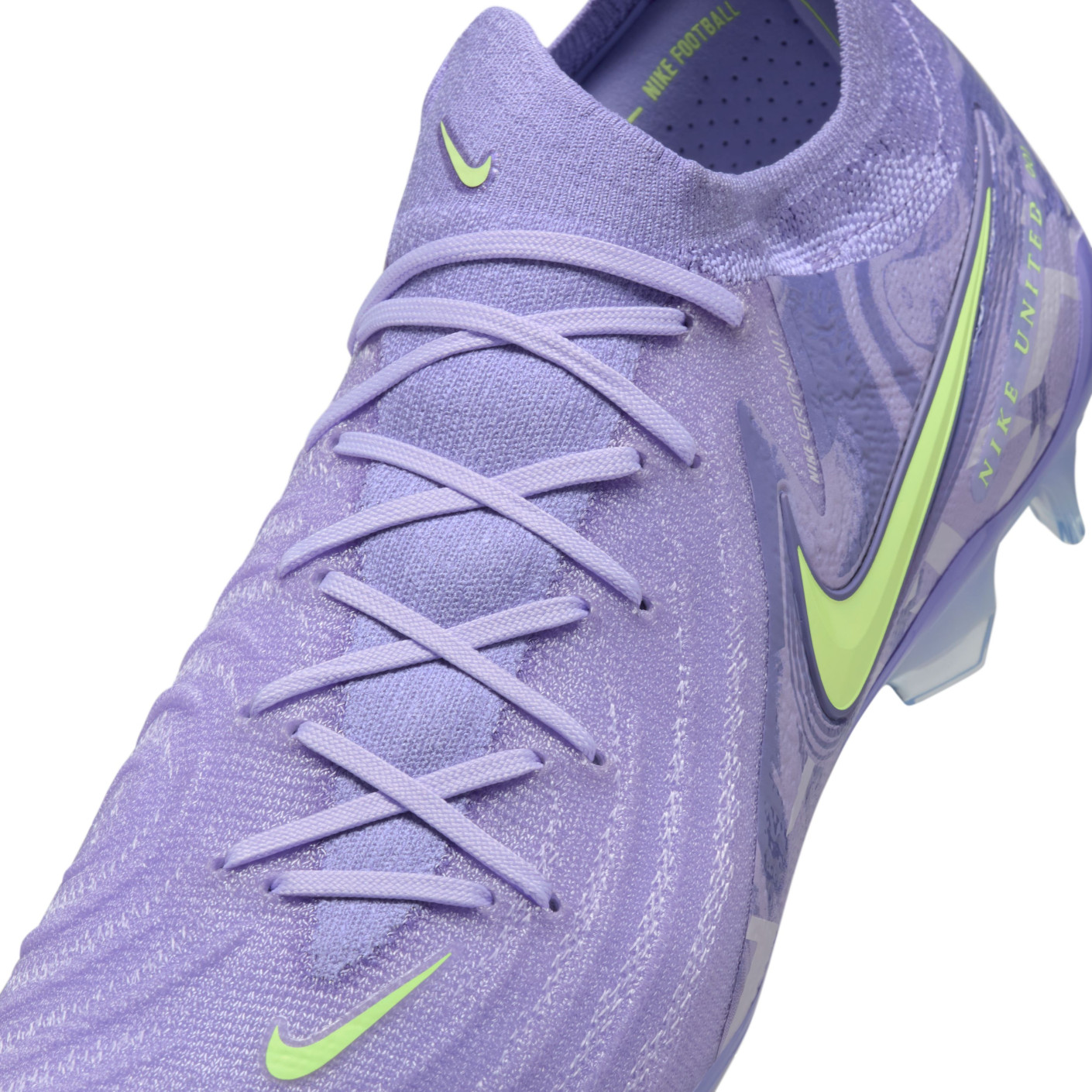 Nike Phantom GX II Elite Gras Voetbalschoenen (FG) Lichtpaars Lichtgeel