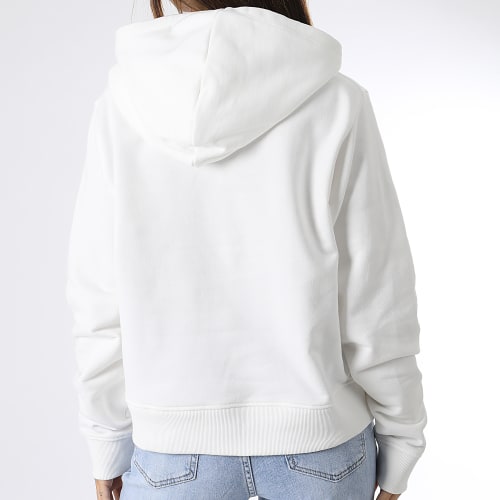 Sweat Capuche Femme Regular Frosted Corp Logo 8856 Beige Clair