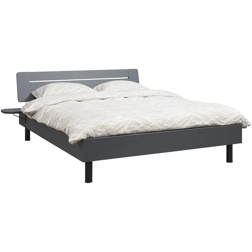 Hoofdbord Nova - grafietkleur - 140 cm
