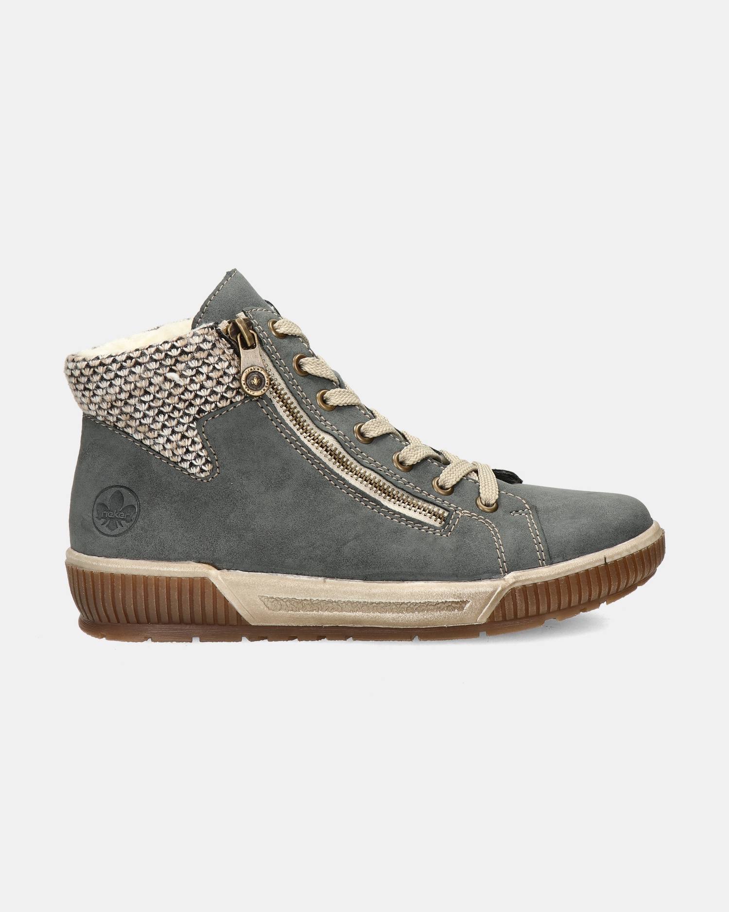Rieker Veterboots  - blauw