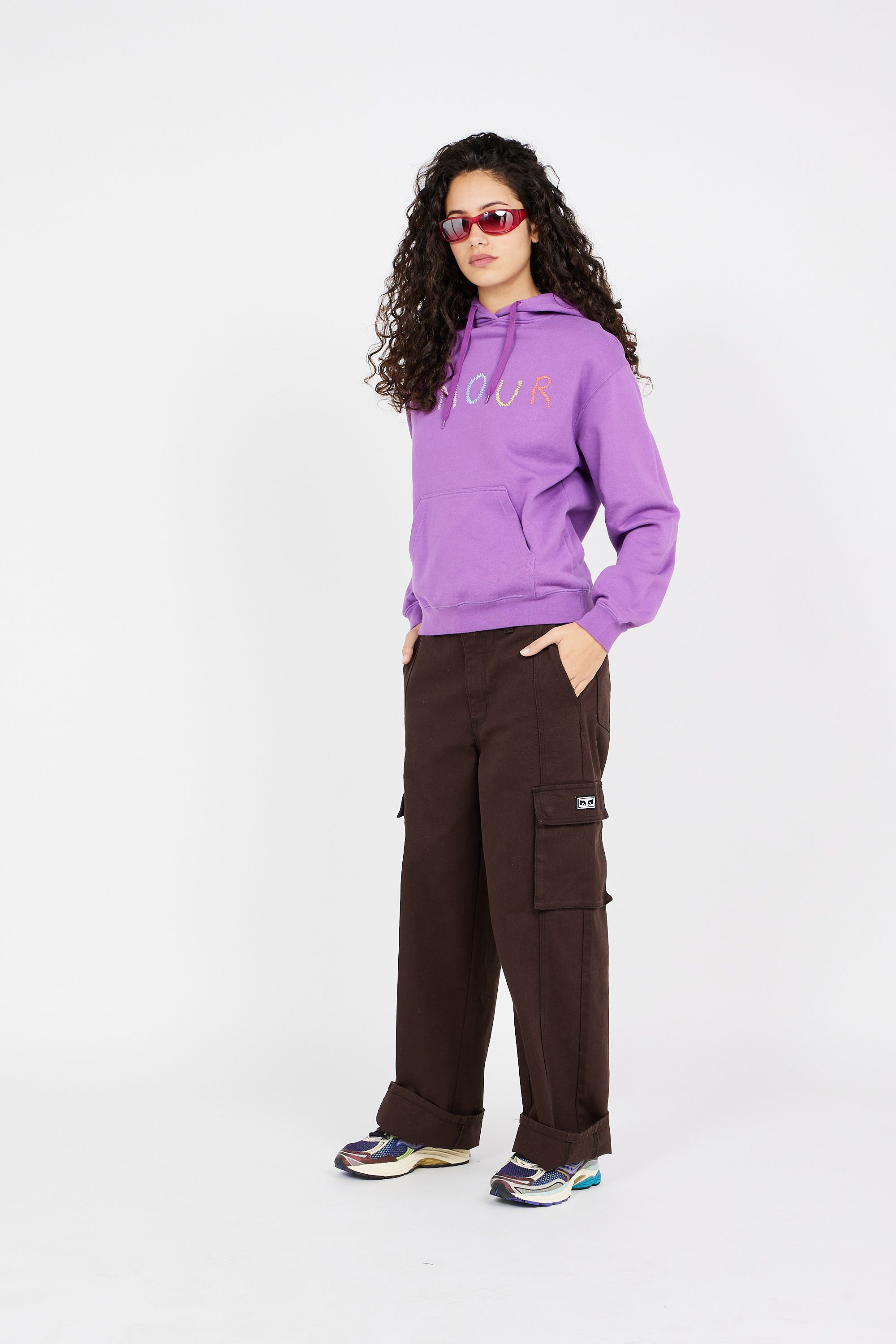 MAISON LABICHE Hoodie REAUMUR AMOUR SCRAWL/GOTS Violet