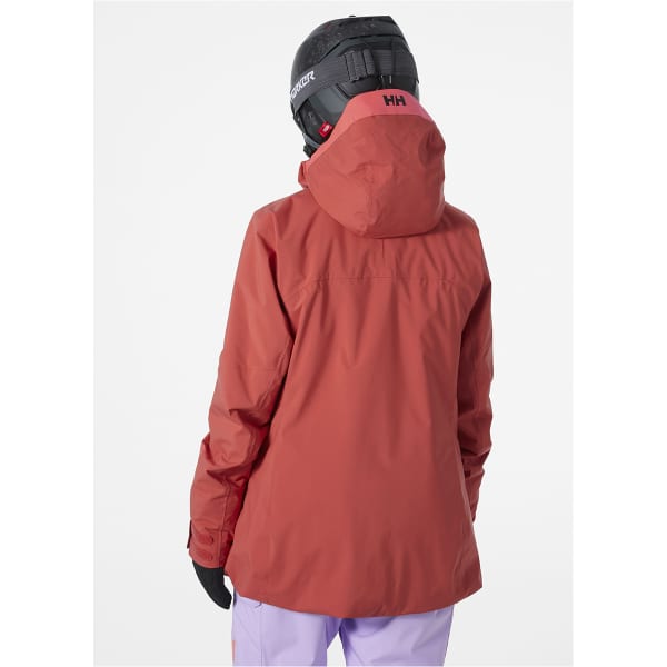 Veste de ski HELLY HANSEN W POWSHOT JACKET POPPY RED