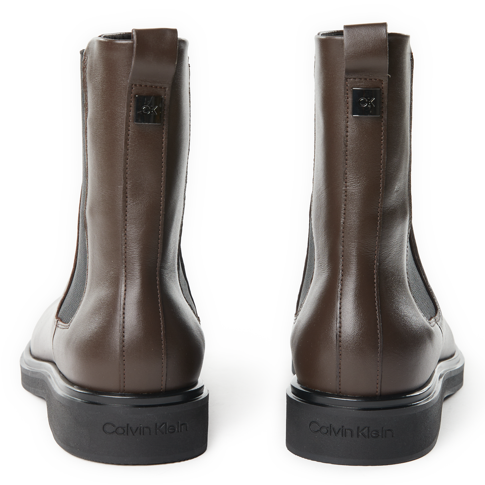 Bottines en cuir | Marron
