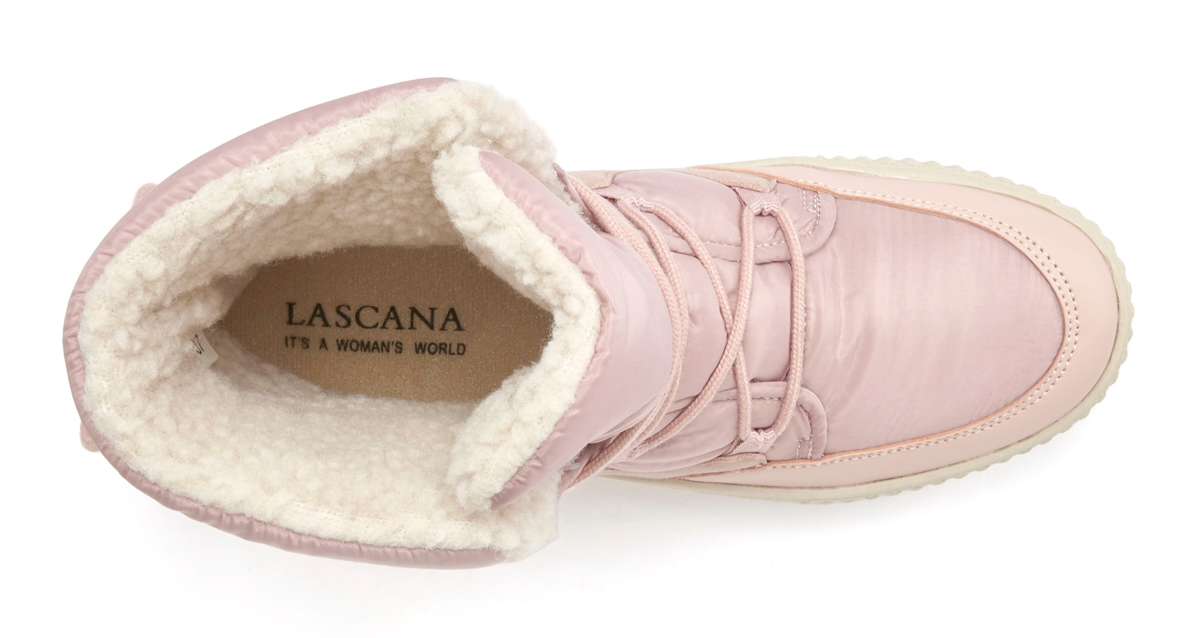 LASCANA Winterboots  mit Warmfutter, Snowboots, Schnürstiefelette, Winterstiefel