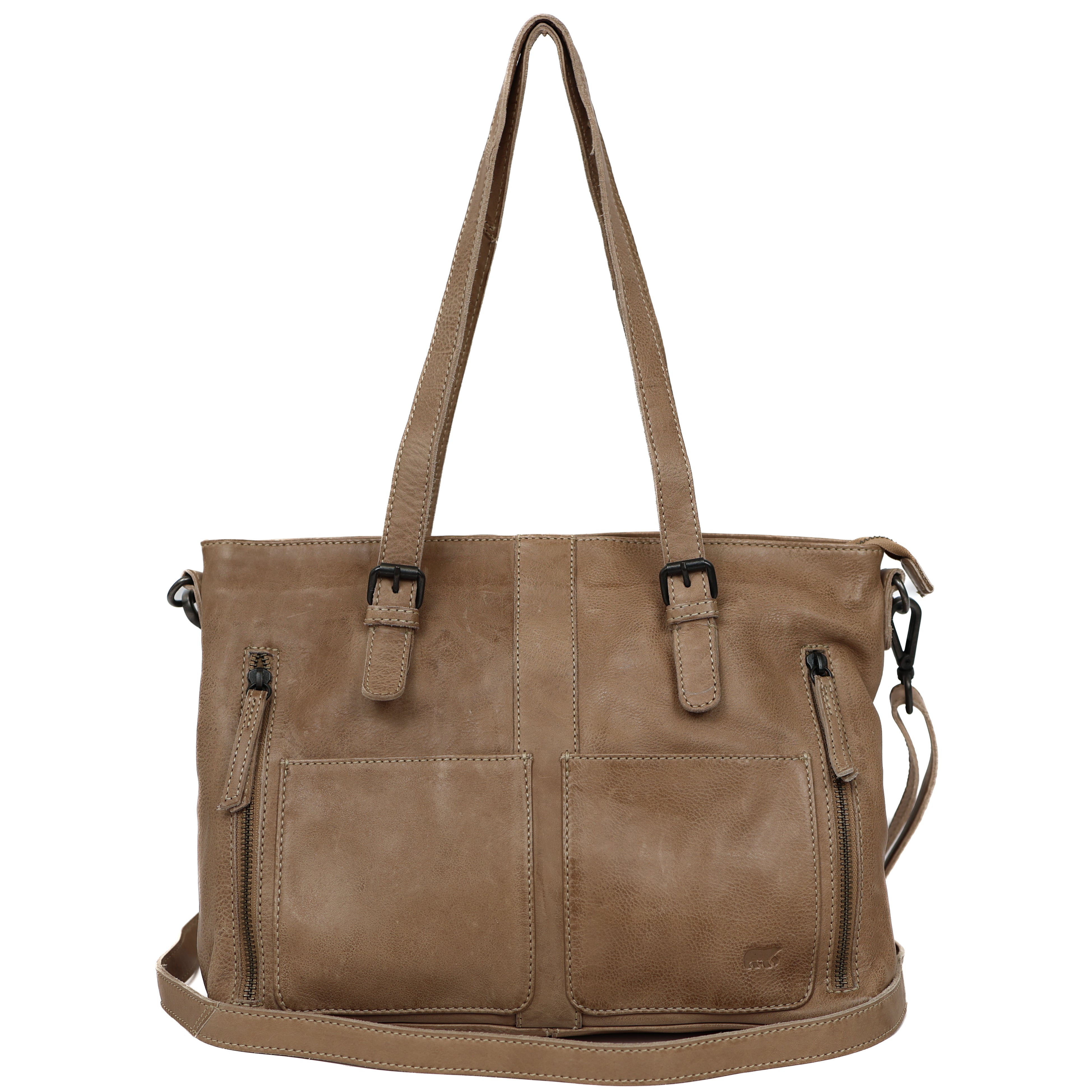 Hand-/schoudertas 'Fleur' beige Beige