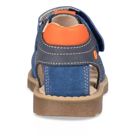 Sandales BLEU CHARLIE & FRIENDS CUIR