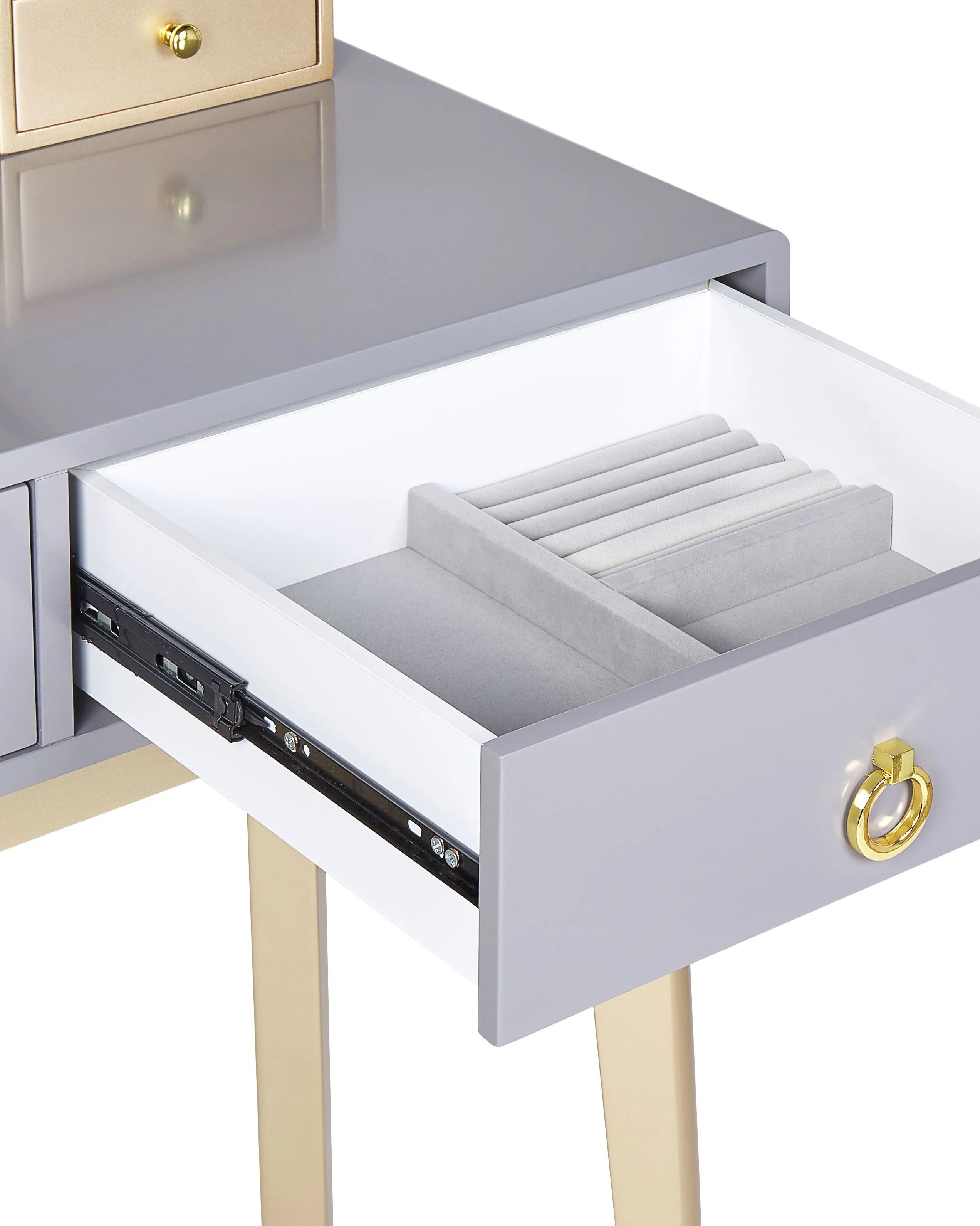 Kaptafel FEDRY LED Grijs