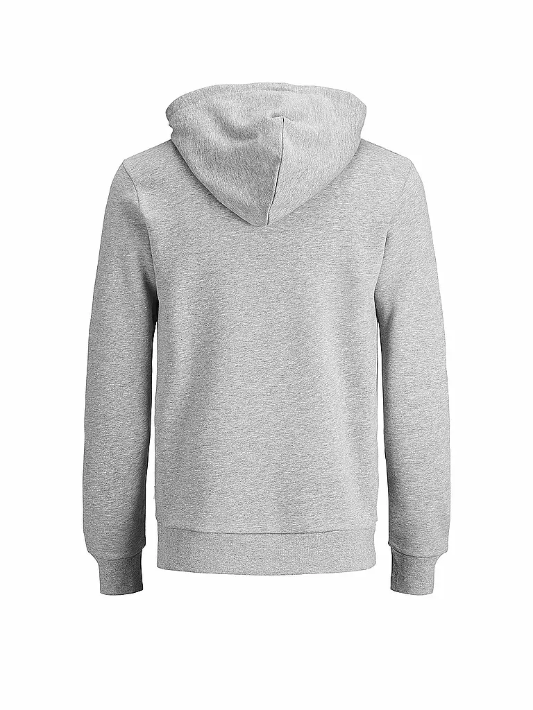 JACK & JONES Sweater-Hoodie grau