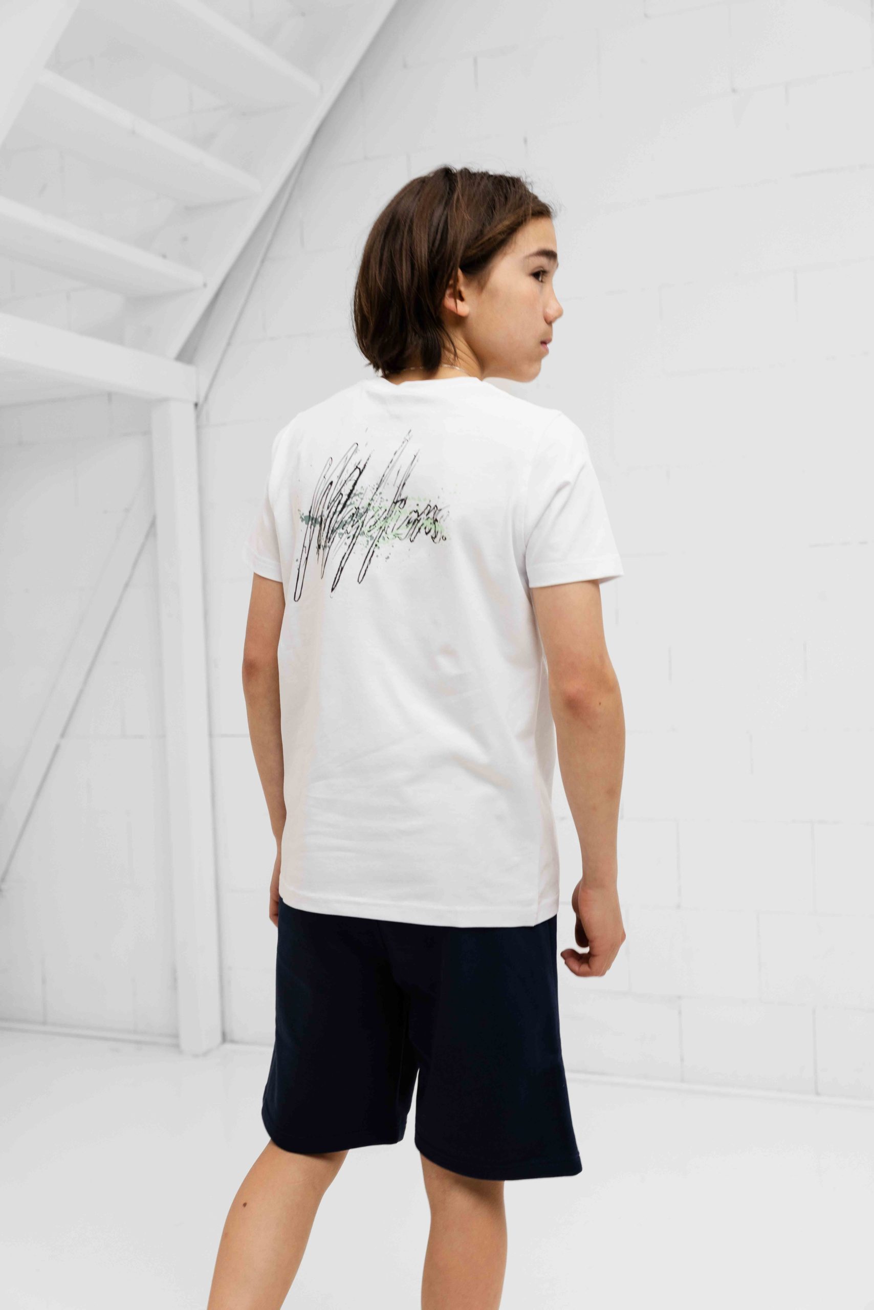 Malelions Splash T-Shirt Kids Wit
