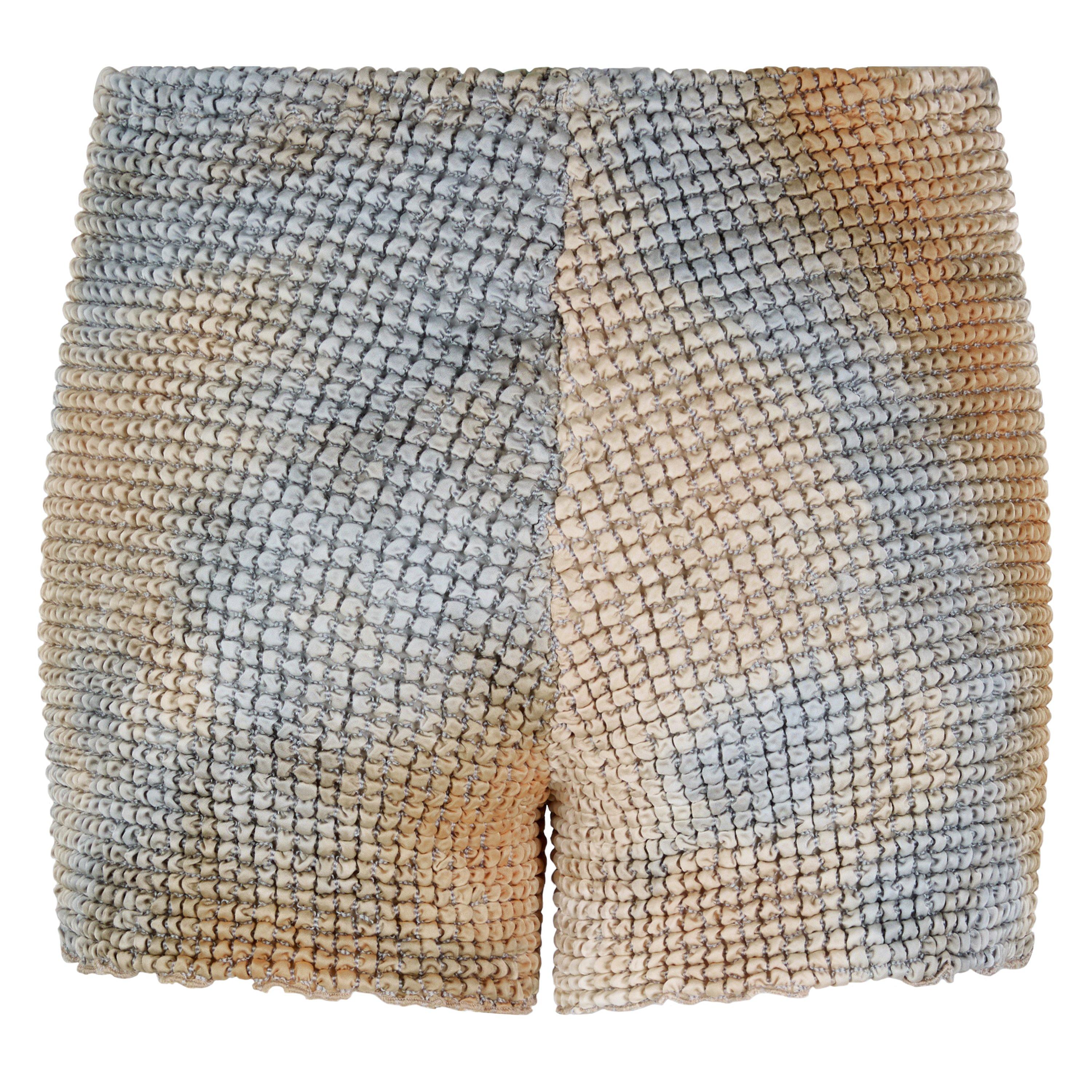Off White Tie Dye Shorts