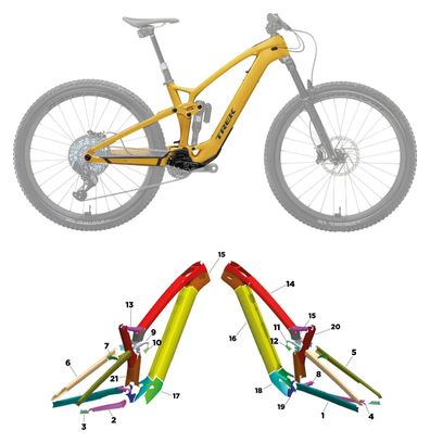 Trek - Fuel EX-e carbon - 2023 - L - Mat