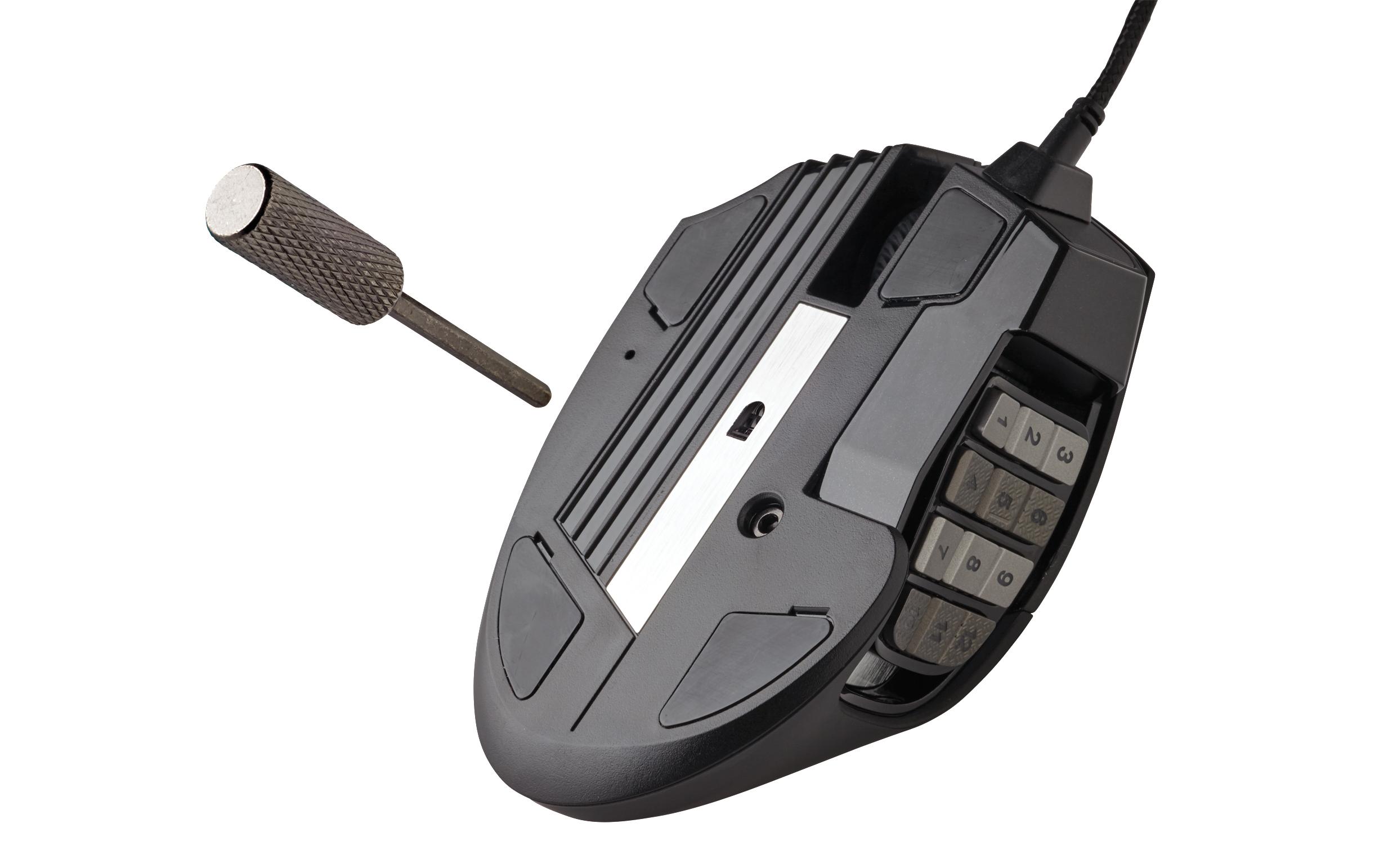 Gaming-Maus Scimitar RGB Elite iCUE schwarzMOBA/MMO Gaming Maus