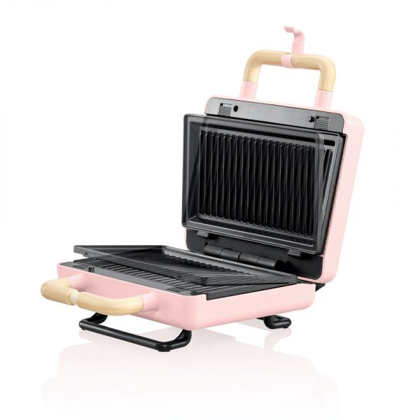 Flama Sandwicheira 4963FL Grill 800W Cherry Pink