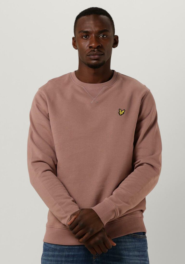LYLE & SCOTT roze lyle & scott trui crew neck sweatshirt