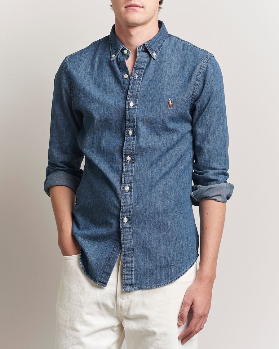 Polo Ralph Lauren Slim Fit Shirt Denim Dark Wash