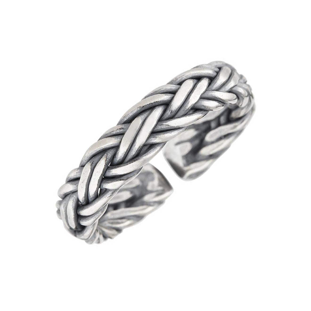 Jacobson Bague ajustable Tarek en Argent
