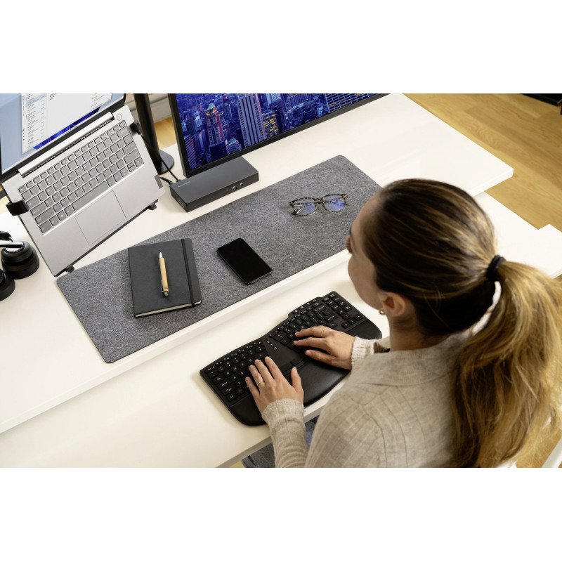 Clavier sans fil rechargeable Kensington EQ Pro Fit Ergo KB675