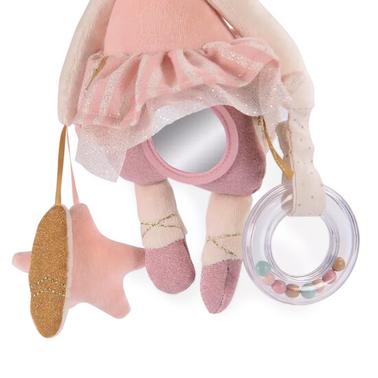 La Petite École de Danse Peluche d'Activités à Suspendre Souris   Rose        de               Moulin Roty