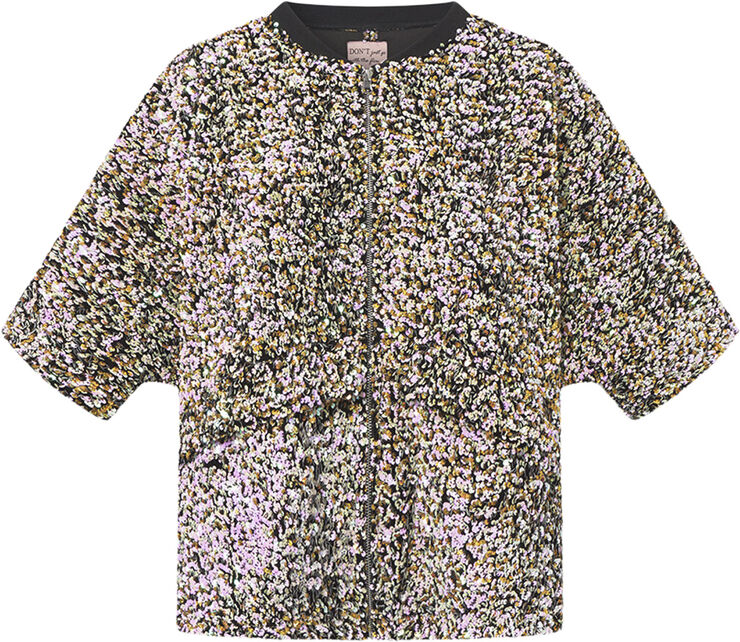 HUNKØN Kaia Sequin Jacket White