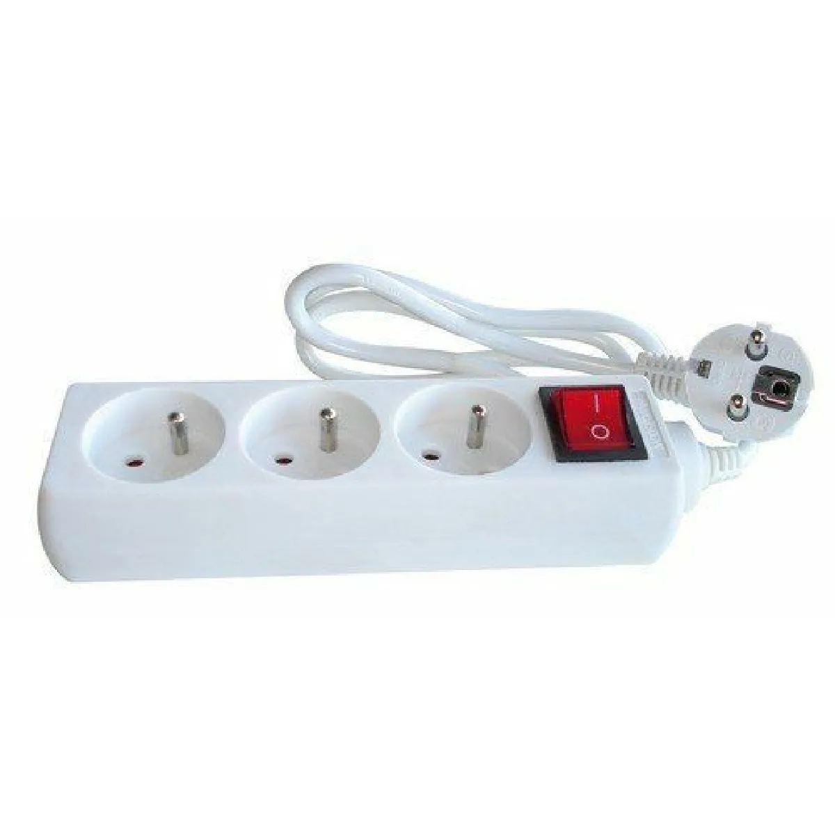 Gefotech Bloc 3 Prises - Blanc