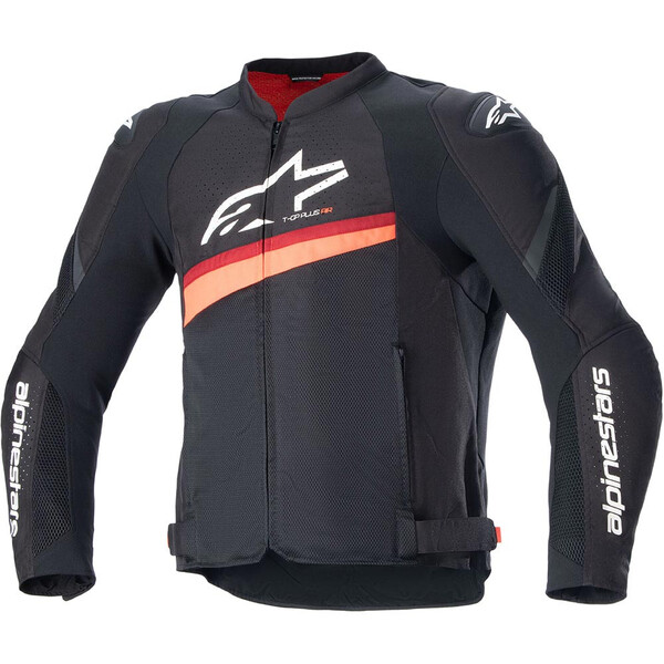 Alpinestars - Blouson T-GP Plus R V4 Airflow Noir / Rouge fluo