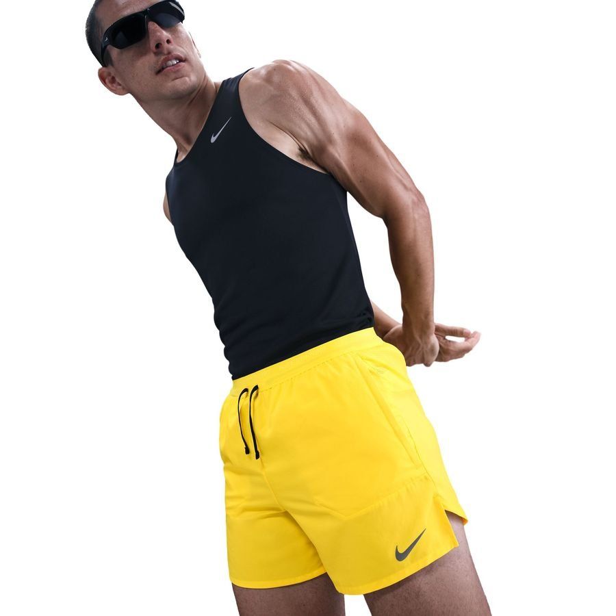 Nike Short Running Dri-FIT Stride - Lightening/Noir/Argenté